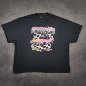 Chevrolet Camaro Z28 GM Shirt Mens 4XL Black Pink Muscle Car Graphic Tee